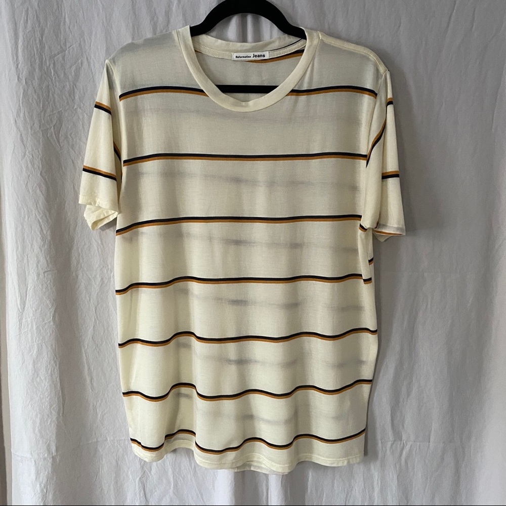 Reformation Striped T-shirt